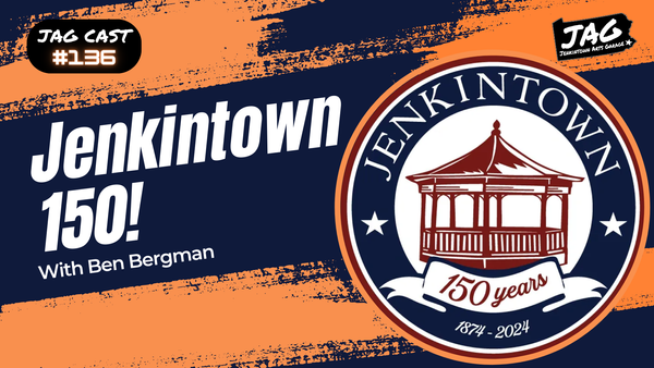 Thumbnail that says "Jenkintown 150 With Ben Bergman" next to the J150 logo